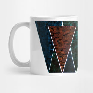 abstract triangles Mug